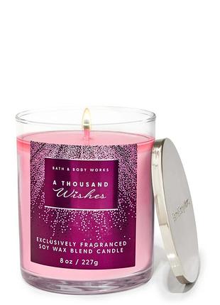 Свічка a thousand wishes bath and body works