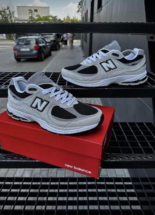 Кросівки new balance 2002r (gray & black) 5558-5
