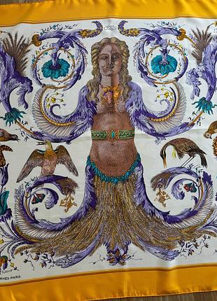 Шовковий платок hermеs  scarf by fr faconnet оригінал