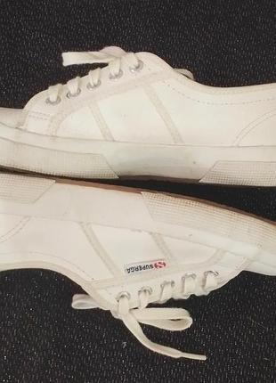 Кеди шкіра superga