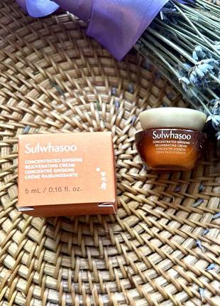 Крем для обличчя sulwhasoo - concentrated ginseng rejuvenating cream rich 5 мл