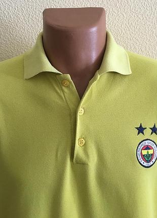 Поло фана fenerbahche (официальный мерч) размер l/xl