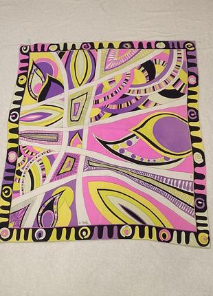 Платок винтаж шёлк emilio pucci
