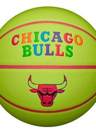 М'яч баскетбольний wilson nba team neon bskt chi bulls