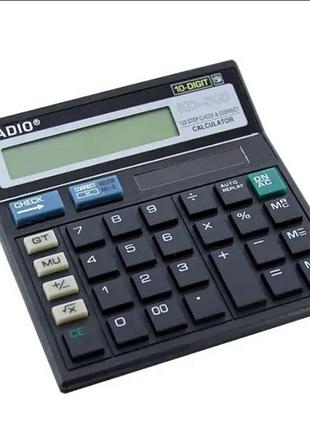 Настольный бухгалтерский калькулятор kk kd500, 10 цифр, чёрный