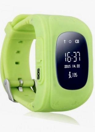 Smart-годинник q50 для дітей з gps, gps-трекер, салатовий колір