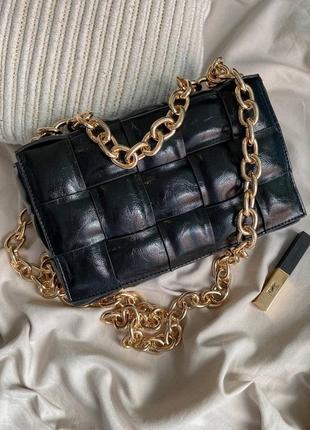 Женская кожаная сумка bottega 🔥