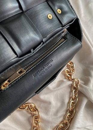 Женская кожаная сумка bottega 🔥4 фото