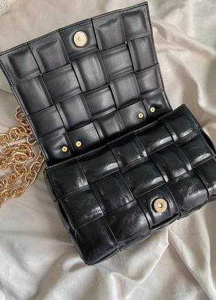Женская кожаная сумка bottega 🔥2 фото