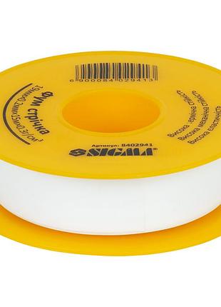 Фторопластова (фум) стрічка sigma 0.2 мм х 19 мм х 15 м