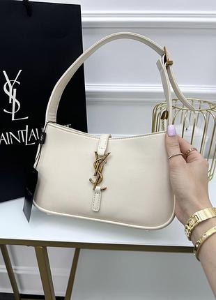 Сумка сумка yves saint-laurent молочный
