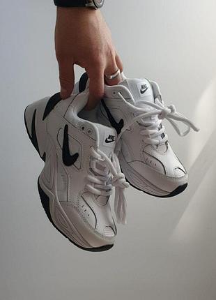Білі кросівки унісекс nike m2k tekno white black х текно 45