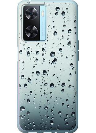 Чехол на oppo a57s стекло в каплях из силикона fch_0160181