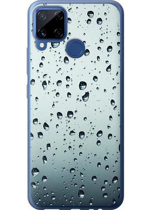 Чехол на realme c15 стекло в каплях из силикона fch_0160190