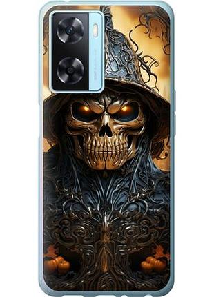 Чехол на oppo a57s череп 2 из силикона fch_0154878