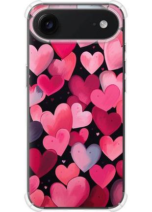 Чехол на iphone 17 air сердечки 4 из силикона fch_0158101