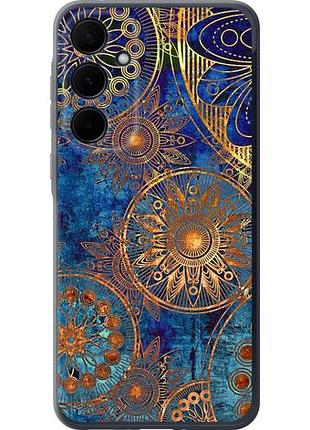 Чехол на samsung galaxy a35 золотой узор из силикона fch_0156363