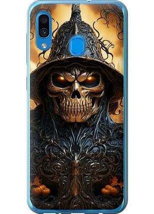 Чехол на samsung galaxy a30 2019 a305f череп 2 из пластика fch_0032828