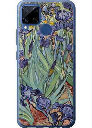 Чехол на realme c15 винсент ван гог. ирисы из силикона fch_0156658