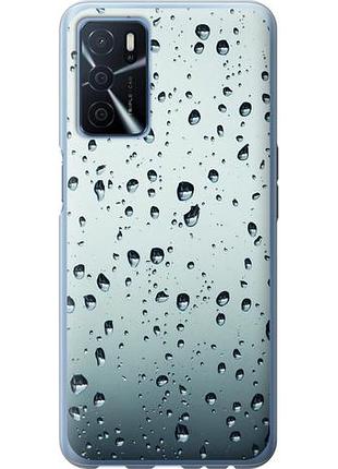 Чехол на oppo a54s стекло в каплях из силикона fch_0160206