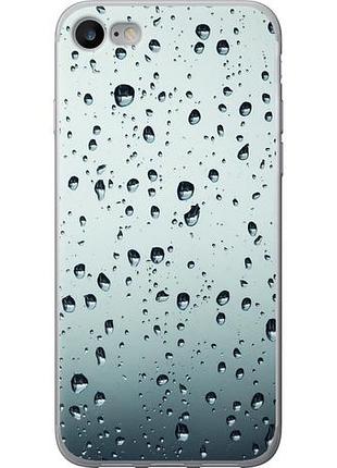 Чехол на iphone 7 стекло в каплях из пластика fch_0160177