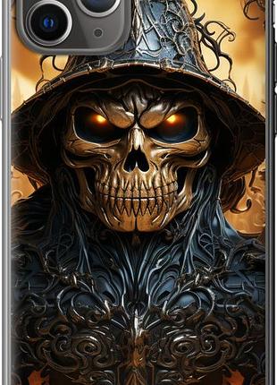 Чехол на iphone 11 pro череп 2 из пластика fch_0032869