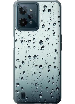 Чехол на realme c31 стекло в каплях из силикона fch_0160163