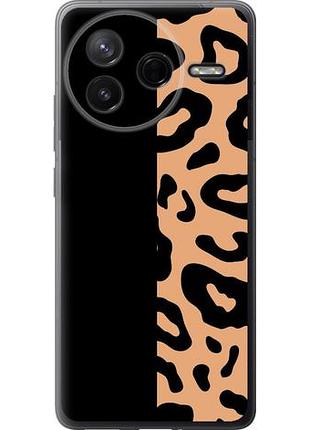 Чехол на xiaomi poco f7 pro пятна леопарда из силикона fch_0161396