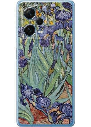 Чехол на xiaomi redmi note 12 pro+ 5g винсент ван гог. ирисы из силикона fch_0156669