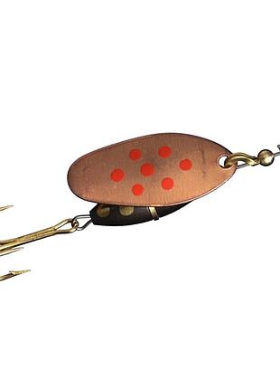 Блесна вращающаяся myran panter 10g #copper - red dots (6483-38)