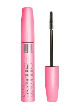 Avon туш для вій «легендарна довжина» чорніша чорного/blackest black 10мл