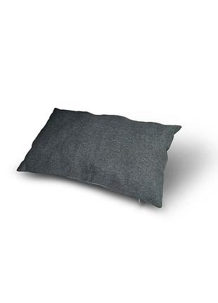 Декоративная подушка графитовая lumelle minimal 50×30 см, 1 шт (п_0899)