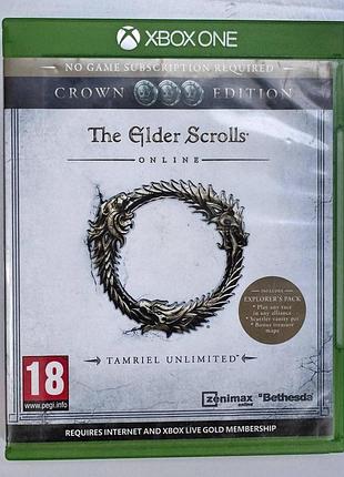 The elder scrolls online tamriel unlimited crown edition, б/у, английская версия - диск для xbox one