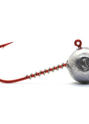 Джиг-головка jigger fudo red ab jig 3/0 21g 5pcs (jhh-furd3/0-21)