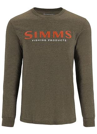 Реглан simms logo shirt ls loden heather xl (13626-1274-50)