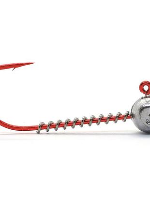 Джиг-головка jigger fudo red ab jig 3/0 6g 5pcs (jhh-furd3/0-6)