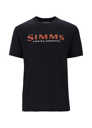 Футболка simms logo t-shirt jet black xl (12803-1292-50)