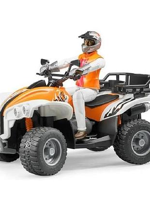 Автомодель bruder квадроцикл з фігуркою водія 1:16 (63000)