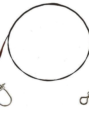 Поводок титановый cormoran titanium leader 20cm 8kg 2pcs (75-84308)