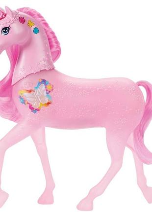 Интерактивный единорог barbie sparkle lights unicorn со светом и звуком, 20 эффектов (поврежденная коробка)