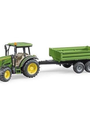 Модель bruder трактор john deere з причіпом 1:16 (02108)