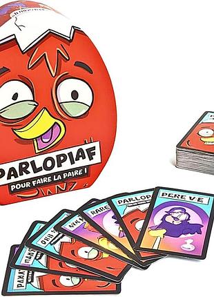 Настільна гра megableu parlopiaf (parlopiaf) – весела сімейна гра на уважність та імітацію звуків птахів, 3–6 гравців, 8+