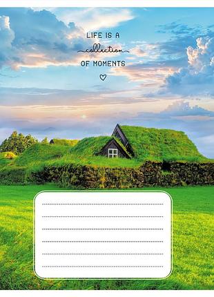 Тетрадь ученическая "моменты жизни" 018-590548l-5 в линию, 18 листов