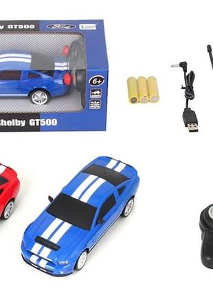 Машина р/у 27050 аккумулятор, 1:24 ford mustang gt500, короб. 20*9*7см