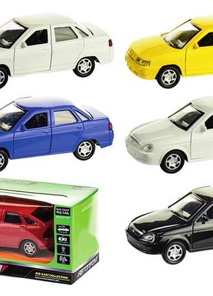 Машина металлическая 3282 "автопом",1:32-36,свет, звук, в коробке 15*7*6,8 см