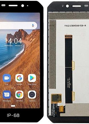Дисплей + сенсор ulefone armor x7 black (original) - p/n: bx500177-30b v1.0-a sst
