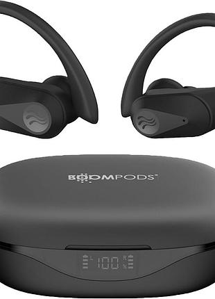 Беспроводные спортивные наушники boompods sportpods ocean с заушным креплением