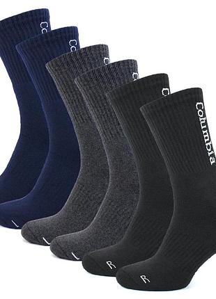 Термо шкарпетки columbia 36-45 color вовняні зимові махрові тактичні носки coolmax чоловічі 36-40