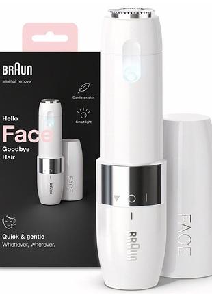 Б/у электробритва женская braun mini hair remover