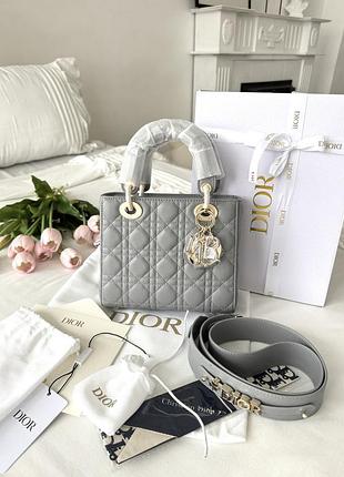 Dior lady grey gold
